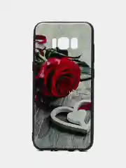Голубой чехол для Samsung S8