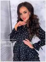 Хром платье женское с сердечками Tiffan