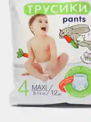 Подгузники-трусики детские "Bella baby Happy" Maxi, 12 штук, вес 8-14 кг