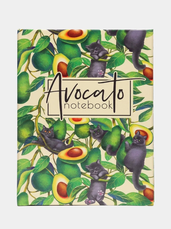 Блокнот А6 в твердой обложке Avocato notebook, 40 листов