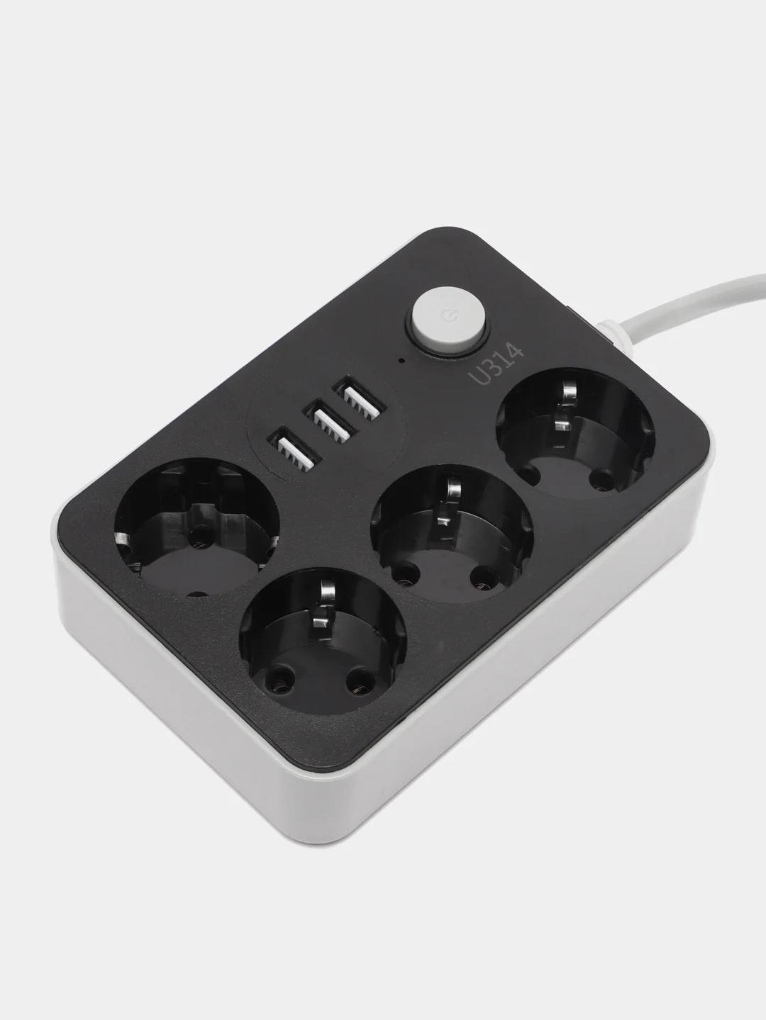 Фильтр сетевой CX-U314, 4 розетки, 3 USB