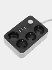 Фильтр сетевой CX-U314, 4 розетки, 3 USB