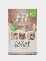 Кокосовый сахар со стевией, 100 штук, 50 г