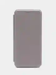 Серебряный чехол книжка для Honor X7 (Хонор Х7)
