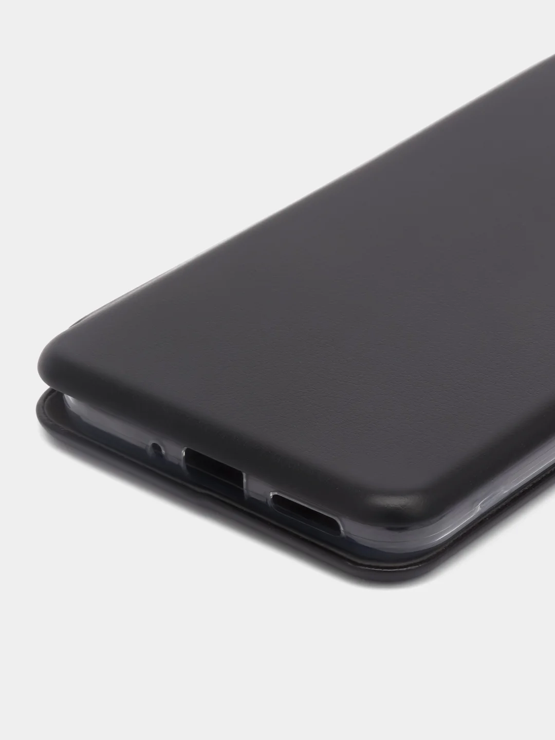 Черный чехол-книжка для Xiaomi Redmi Note 12 / Poco X5 (Редми Нот 12 / Поко Х5)