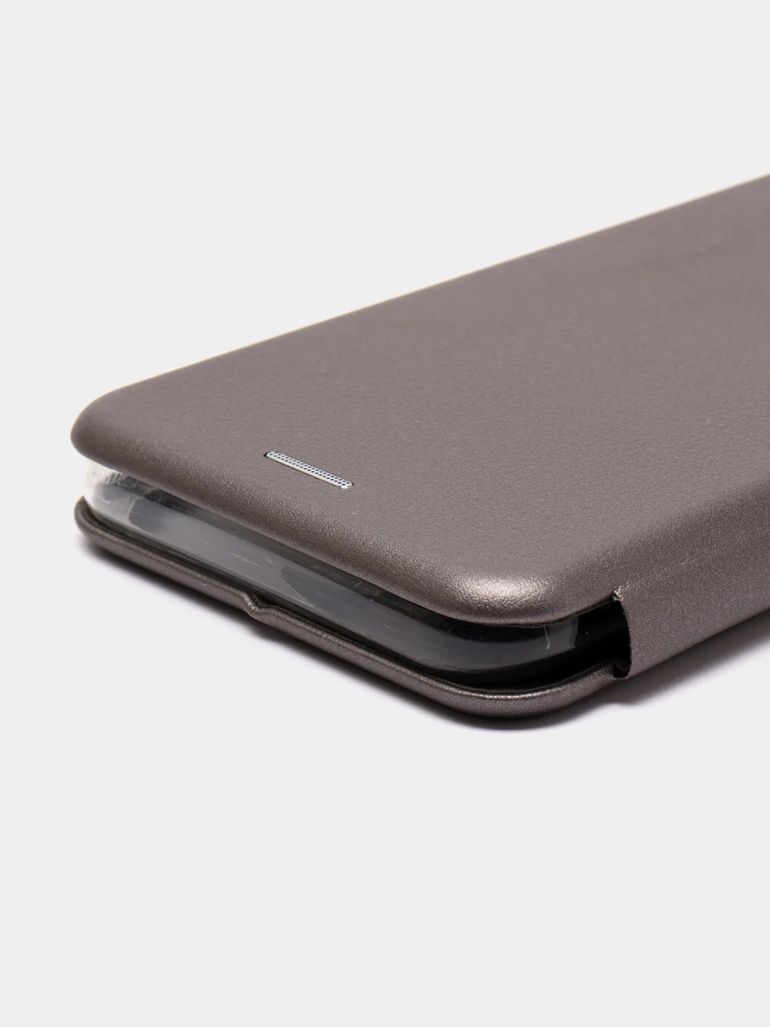 Серый чехол-книжка для Tecno Spark 8C / Spark Go 2022