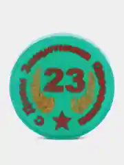 Зеленый сувенирное мыло ручной работы "Медаль 23"