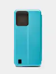 Голубой чехол - книжка для Realme C31