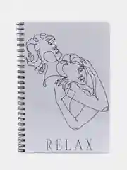 Блокнот "Relax" А5, 80 листов, без линовки, на пружине