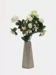 Белый искусственные цветы "Розы", букет