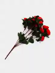 Красный искусственные цветы "Розы", букет