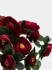 Бордовый искусственные цветы "Розы", букет