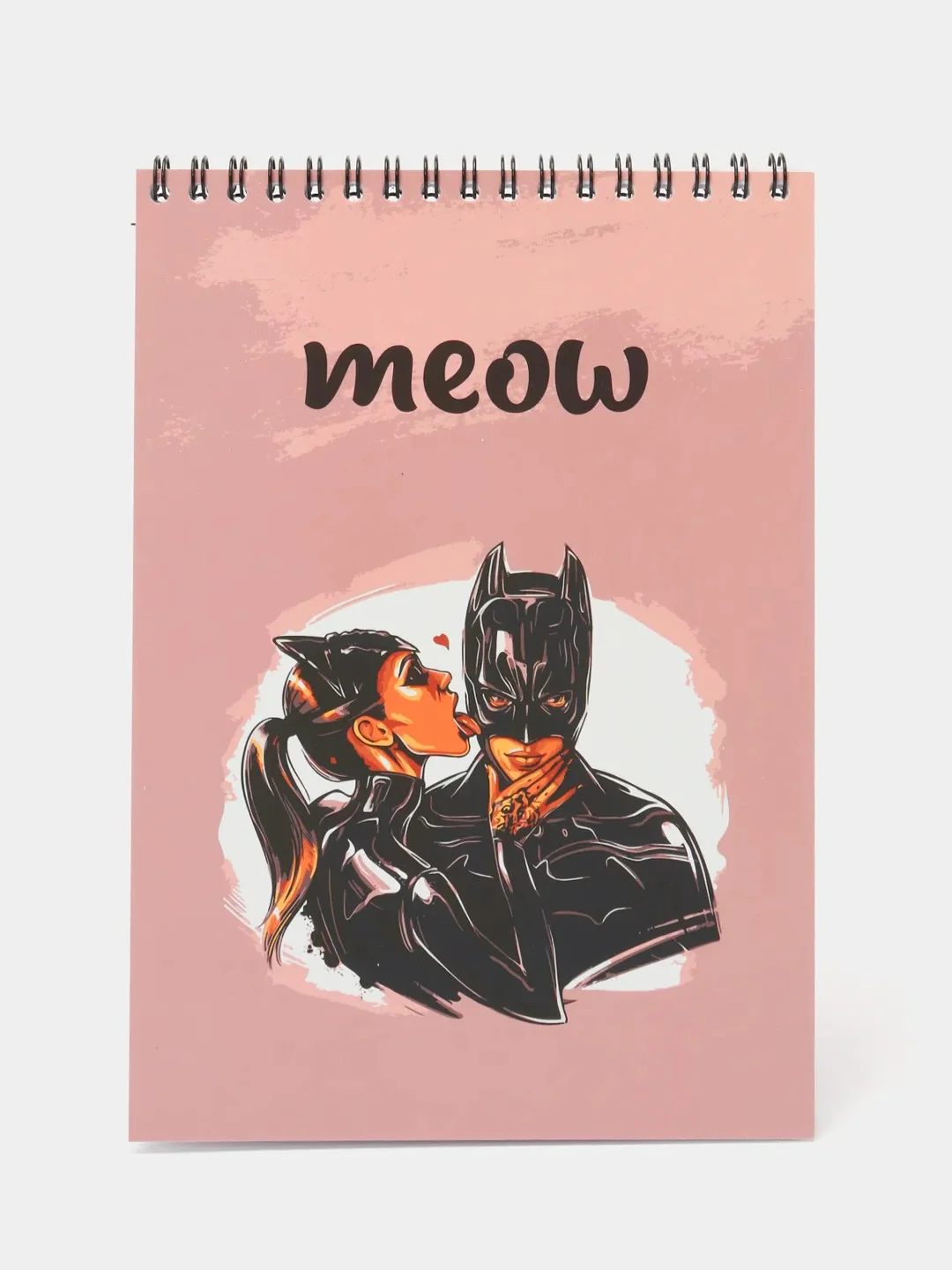 Коралловый меланж ежедневник на пружине, блокнот в точку, А5, 48 л