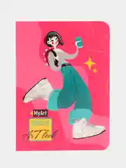 Бежевый меланж скетчбук MyArt Pocket Artbook, А6, без линовки, 100 г/м2, 80 листов. Проф-Пресс