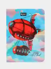 Белый скетчбук MyArt Pocket Artbook, А6, без линовки, 100 г/м2, 80 листов. Проф-Пресс