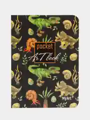 Аметистовый скетчбук MyArt Pocket Artbook, А6, без линовки, 100 г/м2, 80 листов. Проф-Пресс