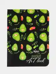 Бежевый скетчбук MyArt Pocket Artbook, А6, без линовки, 100 г/м2, 80 листов. Проф-Пресс