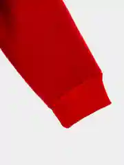 Красный комбинезон утепленный с капюшоном для мальчиков и девочек