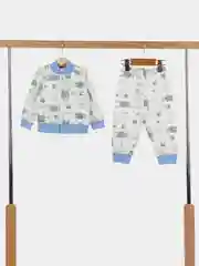 Голубой костюм (комплект) утепленный детский