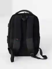 Рюкзак мужской чёрный, для ноутбука 15.6", с USB, с карманом антивор