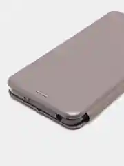 Серебряный чехол-книжка для Xiaomi Redmi Note 12 / Poco X5 (Редми Нот 12 / Поко Х5)