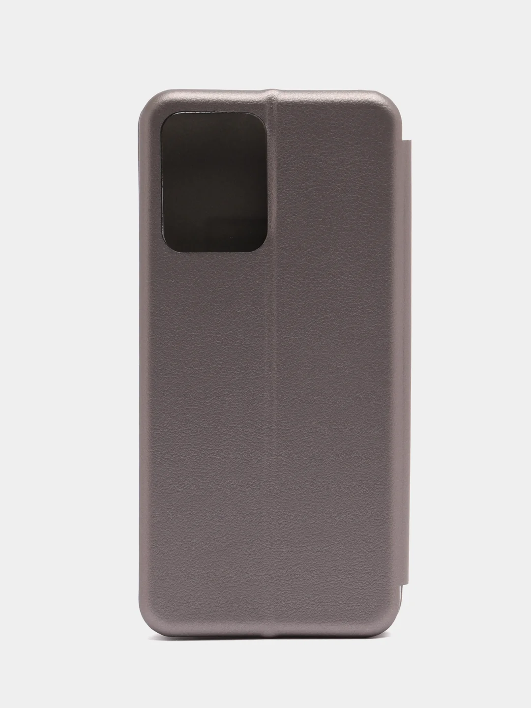 Серебряный чехол-книжка для Xiaomi Redmi Note 12 / Poco X5 (Редми Нот 12 / Поко Х5)