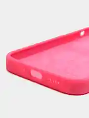 Тёмно-розовый чехол Silicone Case для iPhone 14, 14 Pro, 14 Plus, 14 Pro Max, с закрытым низом