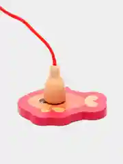 Бирюзовый деревянная игрушка-рыбалка