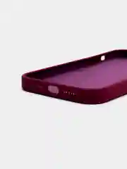 Бордовый чехол Silicone Case для iPhone 14, 14 Pro, 14 Plus, 14 Pro Max, с закрытым низом
