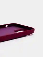 Бордовый чехол Silicone Case для iPhone 14, 14 Pro, 14 Plus, 14 Pro Max, с закрытым низом