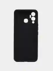 Черный чехол силиконовый на Infinix Hot 12 Play NFC (Инфиникс Хот 12 Плей НФС)