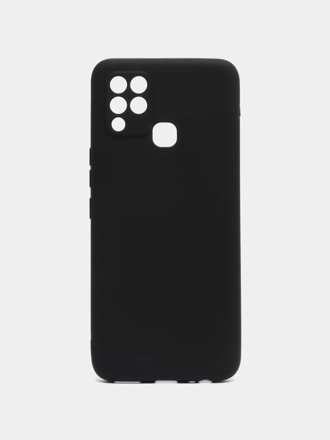 Черный чехол Infinix Hot 10S, 10S NFC, 10T, силиконовый (Инфиникс Хот 10С, 10Т) черный, матовый