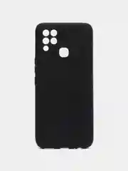 Черный чехол Infinix Hot 10S, 10S NFC, 10T, силиконовый (Инфиникс Хот 10С, 10Т) черный, матовый