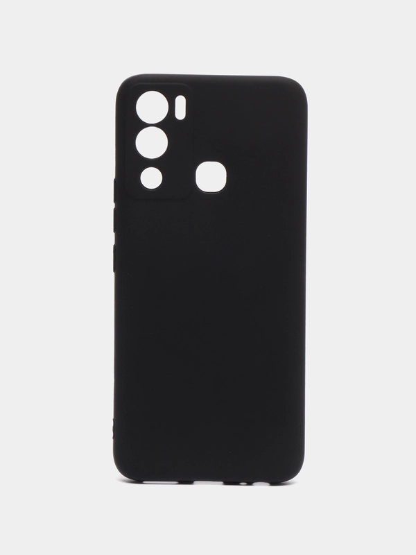 Силиконовый чехол для Infinix Hot 12i (Инфиникс Хот 12 ай), матовый, с защитой камеры