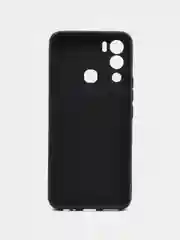 Тёмно-зелёный силиконовый чехол для Infinix Hot 12i (Инфиникс Хот 12 ай), матовый, с защитой камеры