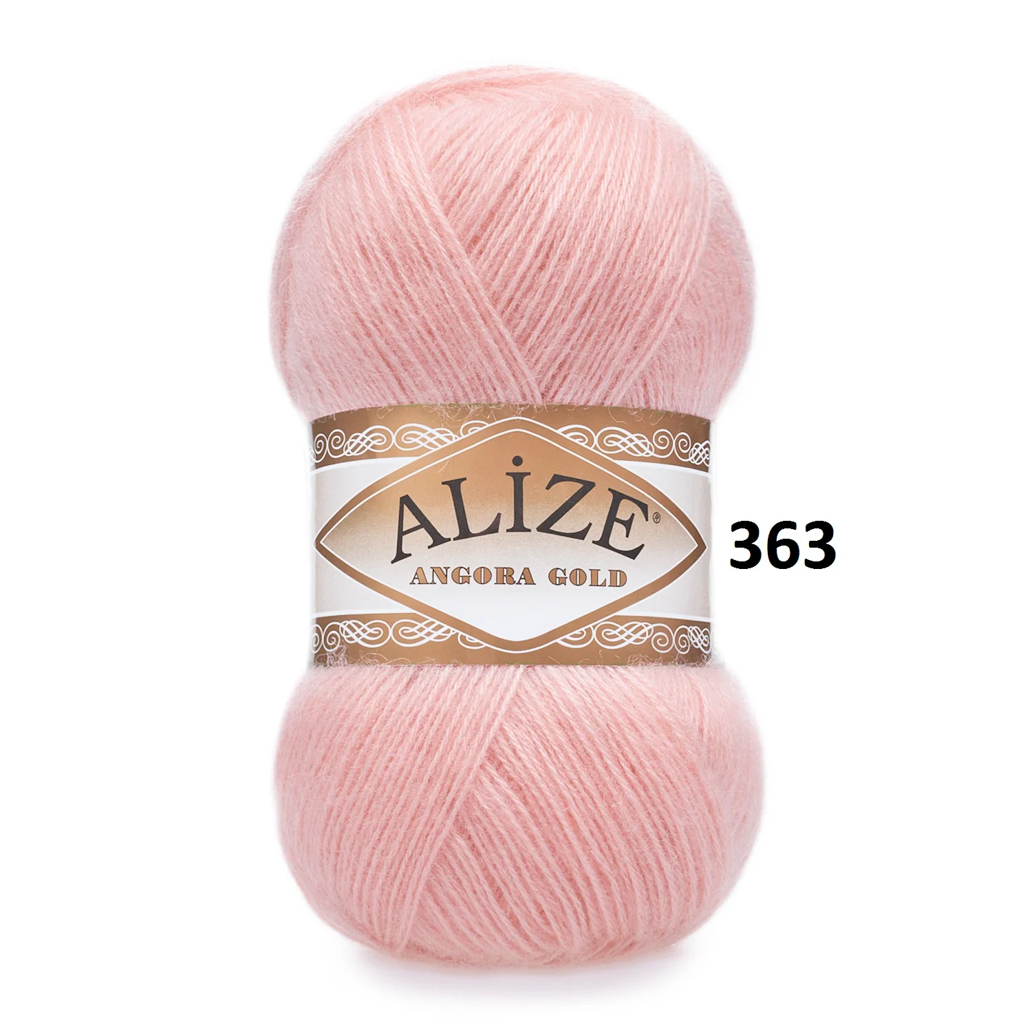 Конфетный пряжа Alize Angora Gold, 20% Шерсть 80% Акрил, 100 г, 550 м (часть 1)