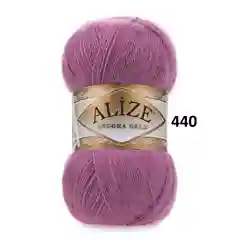 Тёмно-розовый пряжа Alize Angora Gold, 20% Шерсть 80% Акрил, 100 г, 550 м (часть 1)
