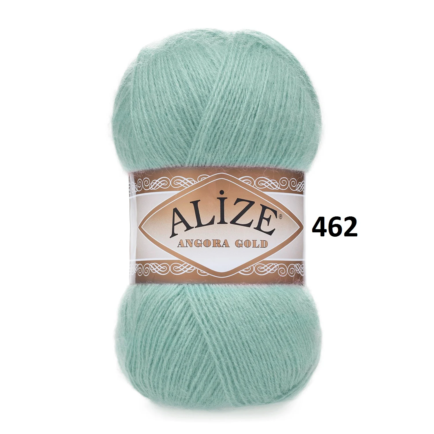 Бирюзовый пряжа Alize Angora Gold, 20% Шерсть 80% Акрил, 100 г, 550 м (часть 1)
