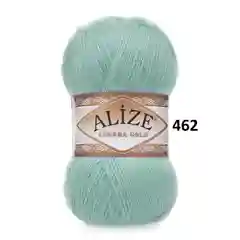 Бирюзовый пряжа Alize Angora Gold, 20% Шерсть 80% Акрил, 100 г, 550 м (часть 1)