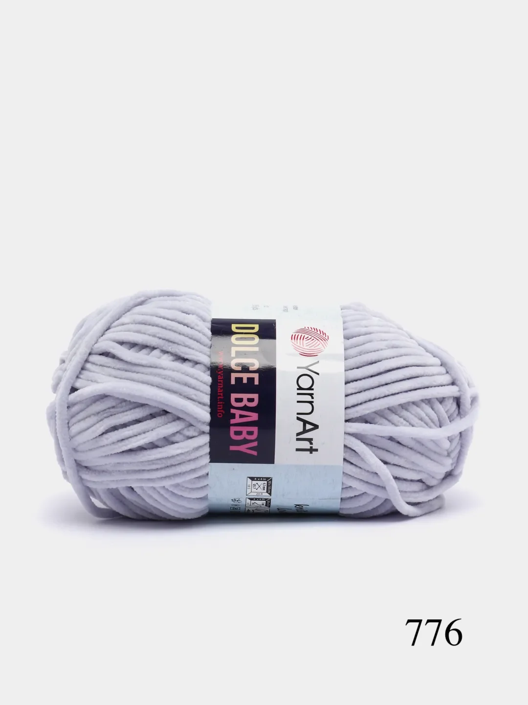 Пряжа плюшевая YarnArt Dolce Baby, гипоаллергенная, 50 г, 85 м, Турция