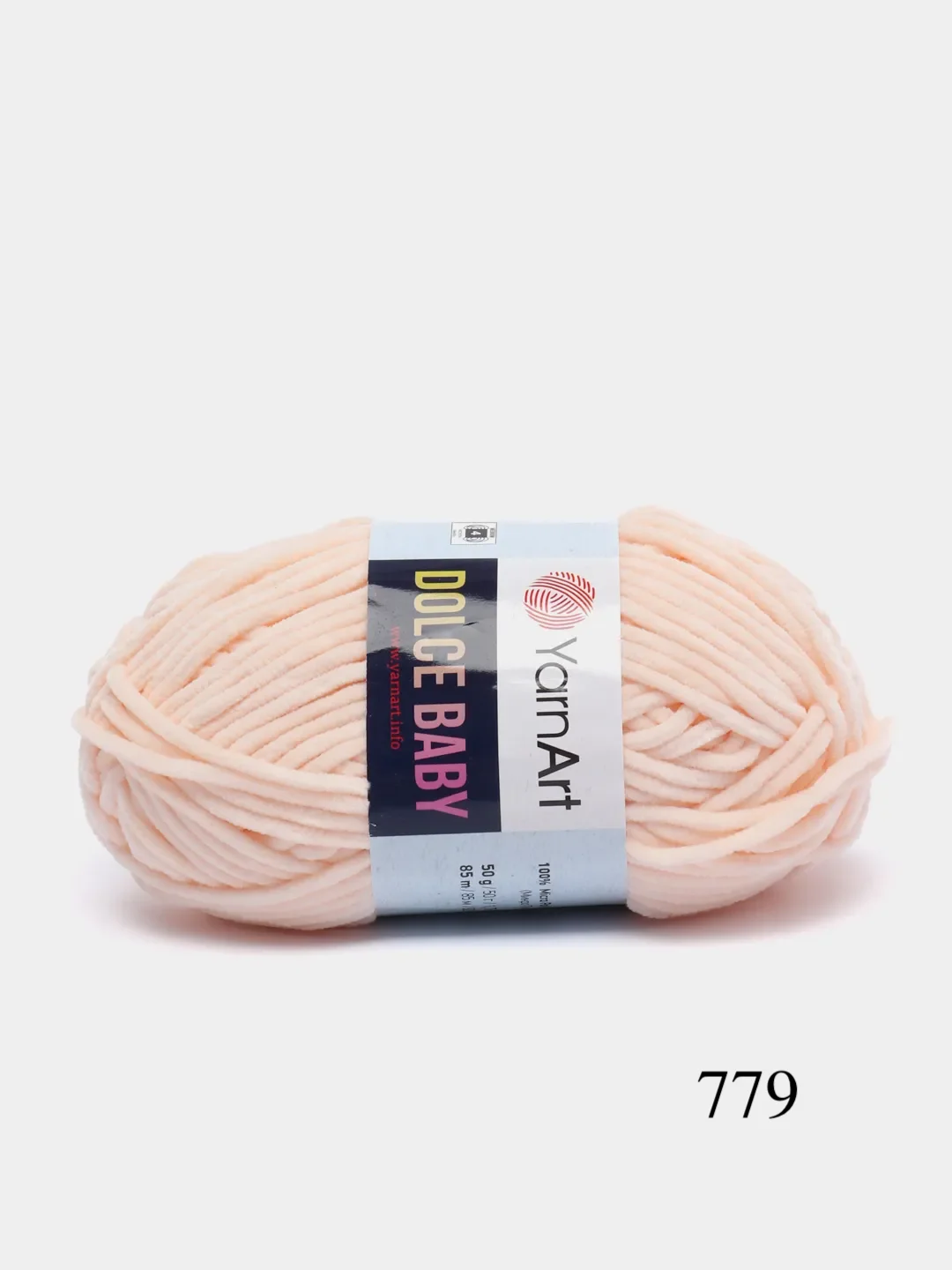 Пряжа плюшевая YarnArt Dolce Baby, гипоаллергенная, 50 г, 85 м, Турция