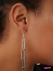 Серебряный серьги-цепи, женские, висячие, подвески, длинные, пусеты ,сережки фигурные