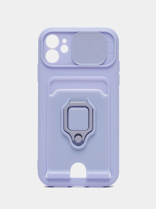 Чехол iPhone  11 13 12 13 Pro Max 14 Plus XR с карманом для карты, подставкой айфон макс
