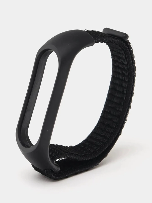 Ремешок нейлоновый для Xiaomi mi band 4/5/6/7, на липучке, Сяоми ми банд