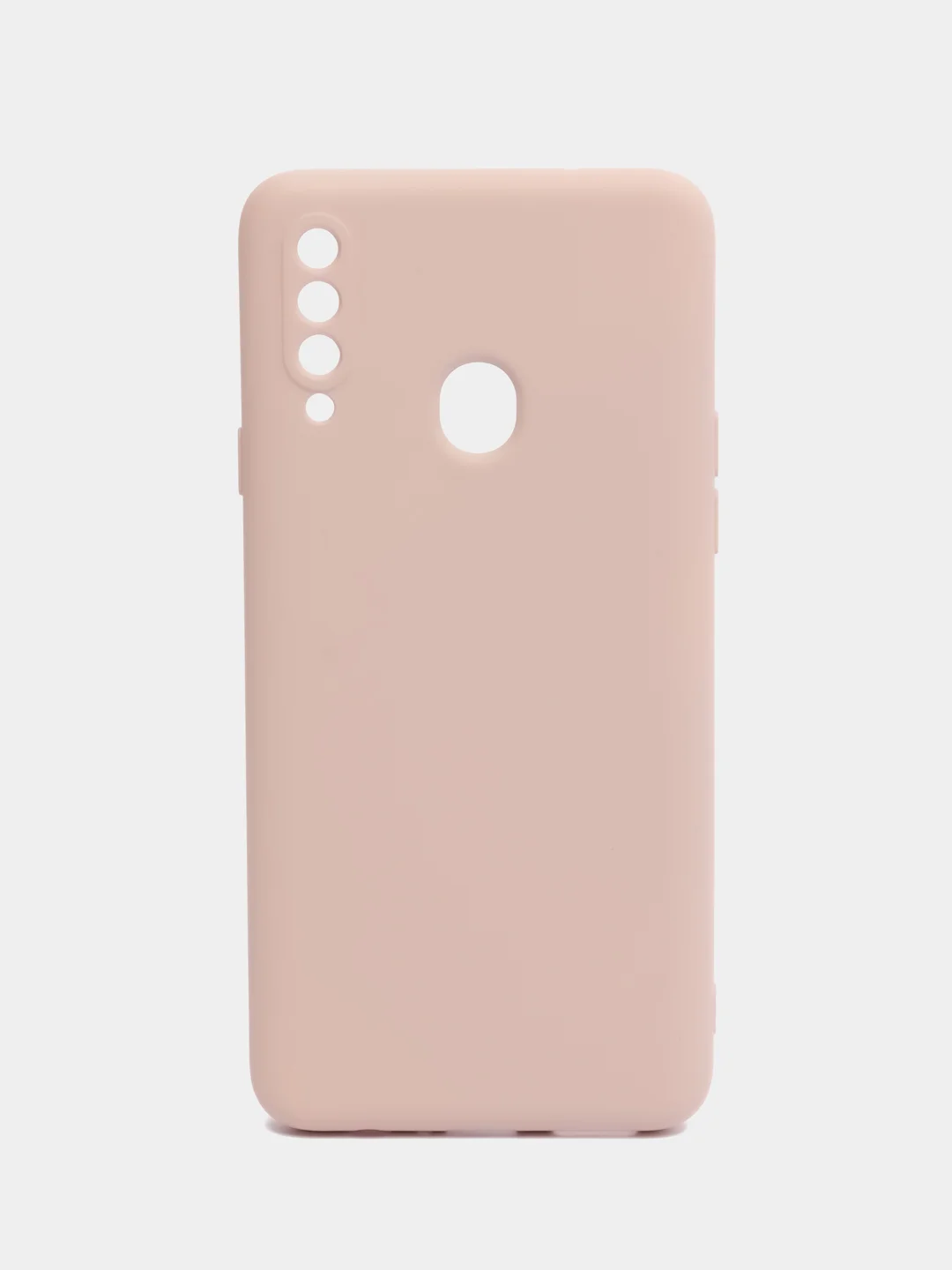 Бежевый чехол силиконовый для Samsung Galaxy A20s, Самсунг Галакси А20с, Silicone Cover