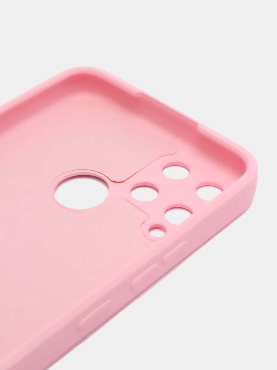 Розовый чехол силиконовый для Realme C15 / C25 / C25S / Реалми С15 / С25 Silicone Cover