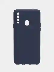 Темно-синий чехол силиконовый для Samsung Galaxy A20s, Самсунг Галакси А20с, Silicone Cover