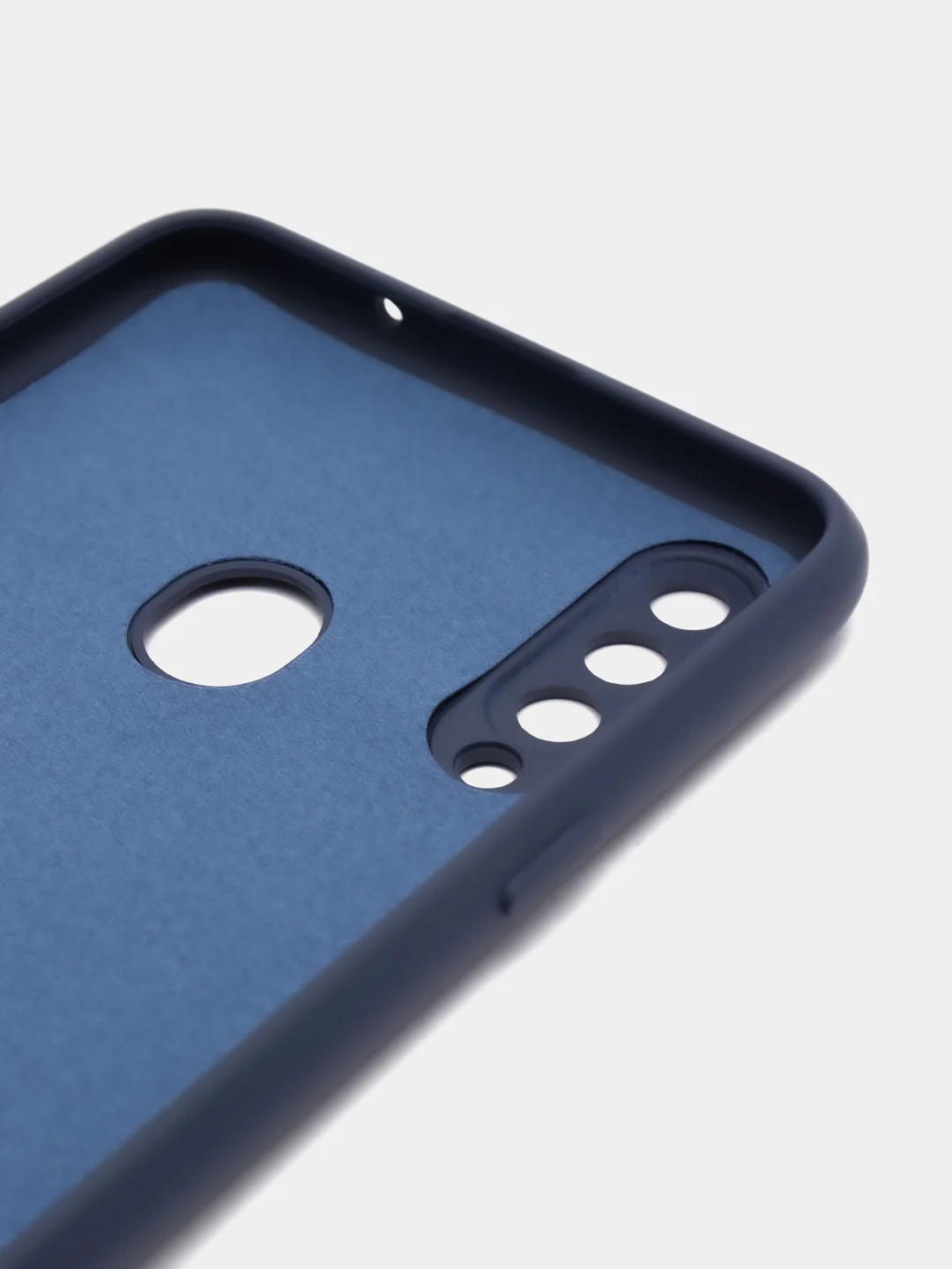 Темно-синий чехол силиконовый для Samsung Galaxy A20s, Самсунг Галакси А20с, Silicone Cover