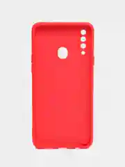 Красный чехол силиконовый для Samsung Galaxy A20s, Самсунг Галакси А20с, Silicone Cover