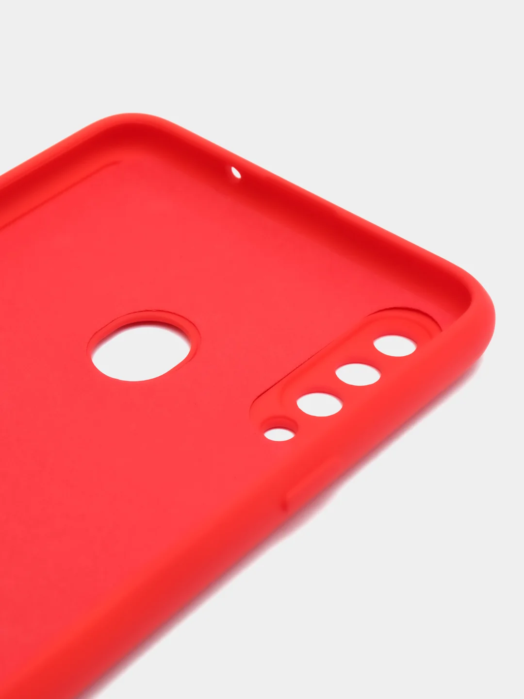 Красный чехол силиконовый для Samsung Galaxy A20s, Самсунг Галакси А20с, Silicone Cover